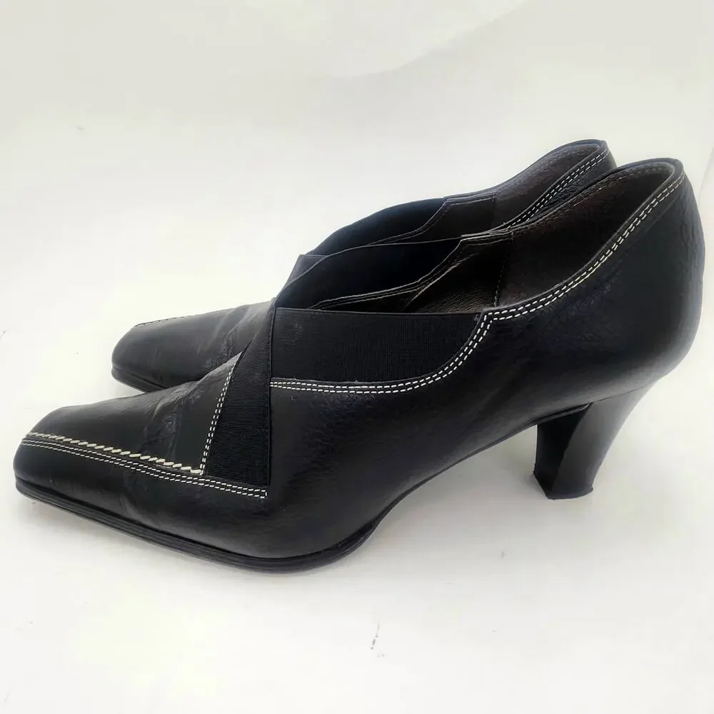 Sesto Meucci Heel Womens 9 Italy Square Toe Professional Corpcore Mature classic